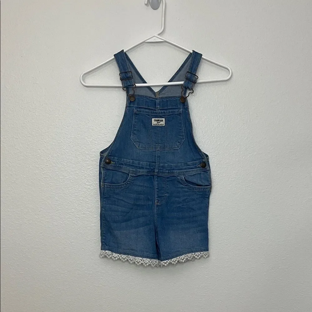 OshKosh B’gosh - Girls Overall Shortalls with Lace Detail 5T